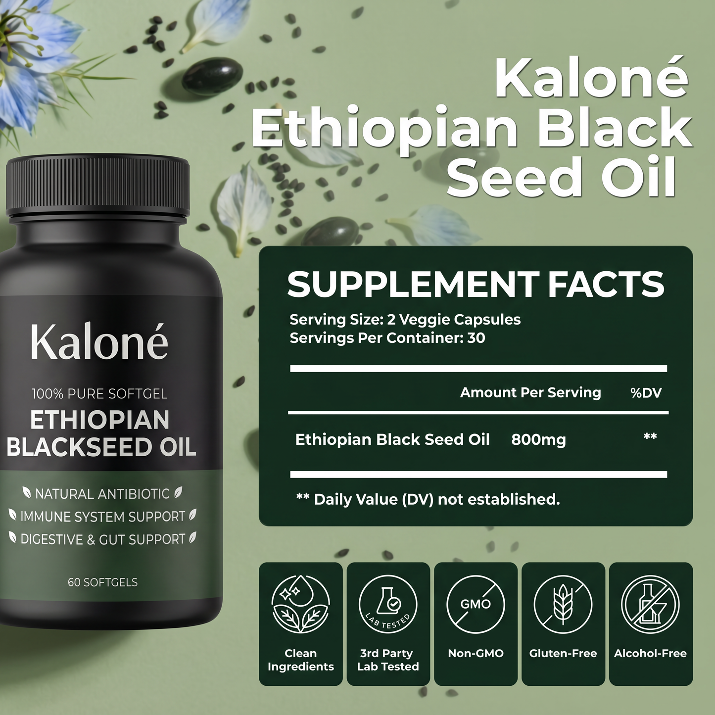Kaloné Ethiopian Black Seed Oil